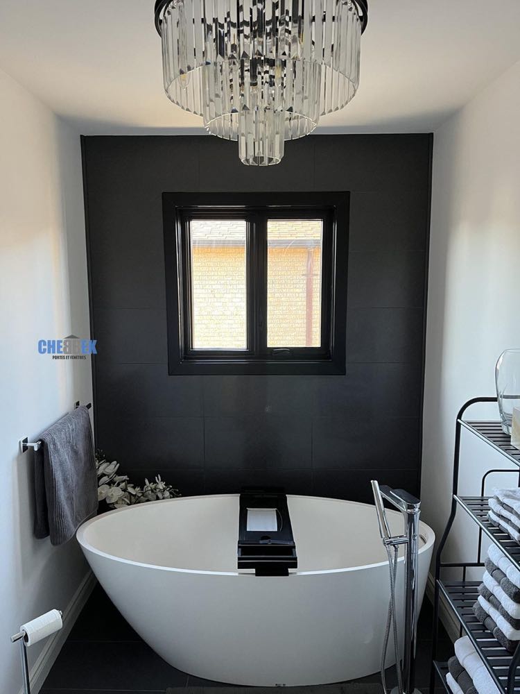 Bathroom window installation